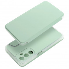 Samsung Galaxy A25 5G Wallet Cases Piano Book Light green