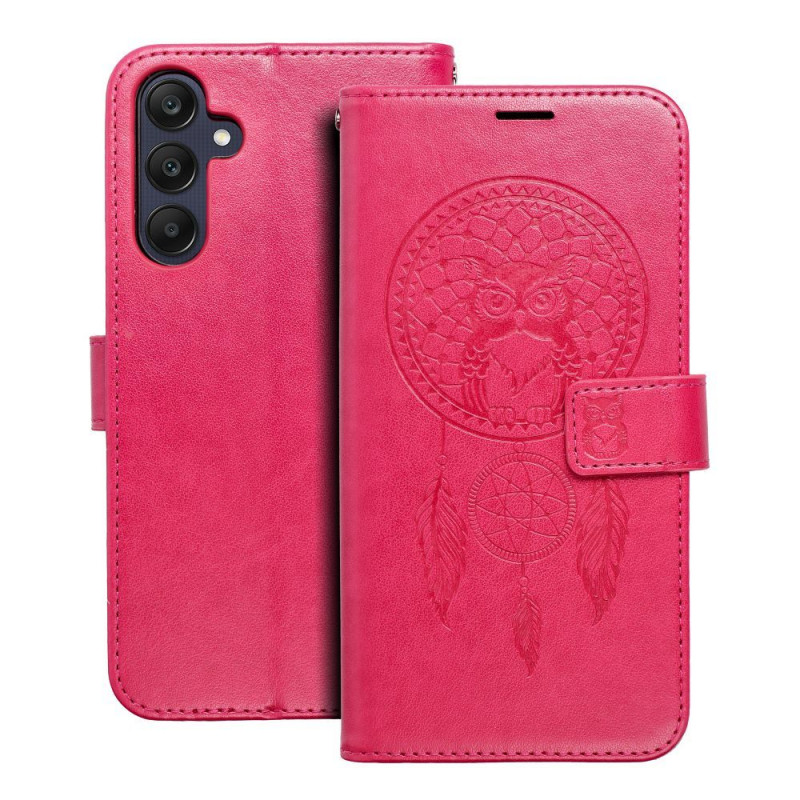 Samsung Galaxy A25 5G Wallet Cases MEZZO Book Dreamcatcher  Magenta