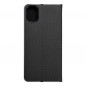 Samsung Galaxy A05 Wallet Cases LUNA Book Carbon Carbon Fibre, Elegant  Black