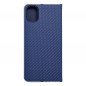 Samsung Galaxy A05 Wallet Cases LUNA Book Carbon Carbon Fibre, Elegant  Blue