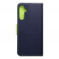 Samsung Galaxy A15 5G Wallet Cases Fancy Book Navy / Lime
