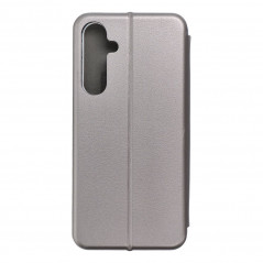 Samsung Galaxy A35 Wallet Cases Book Elegance Elegant  Grey