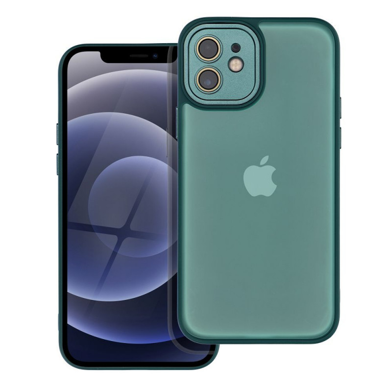 Apple iPhone 12 Case VARIETE Elegant  Dark green
