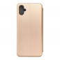 Samsung Galaxy A05 Wallet Cases Book Elegance Elegant  Gold