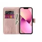 Samsung Galaxy A55 Wallet Cases MEZZO Book Tree  Rose gold