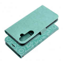 Samsung Galaxy A55 Wallet Cases MEZZO Book Mandala  Green