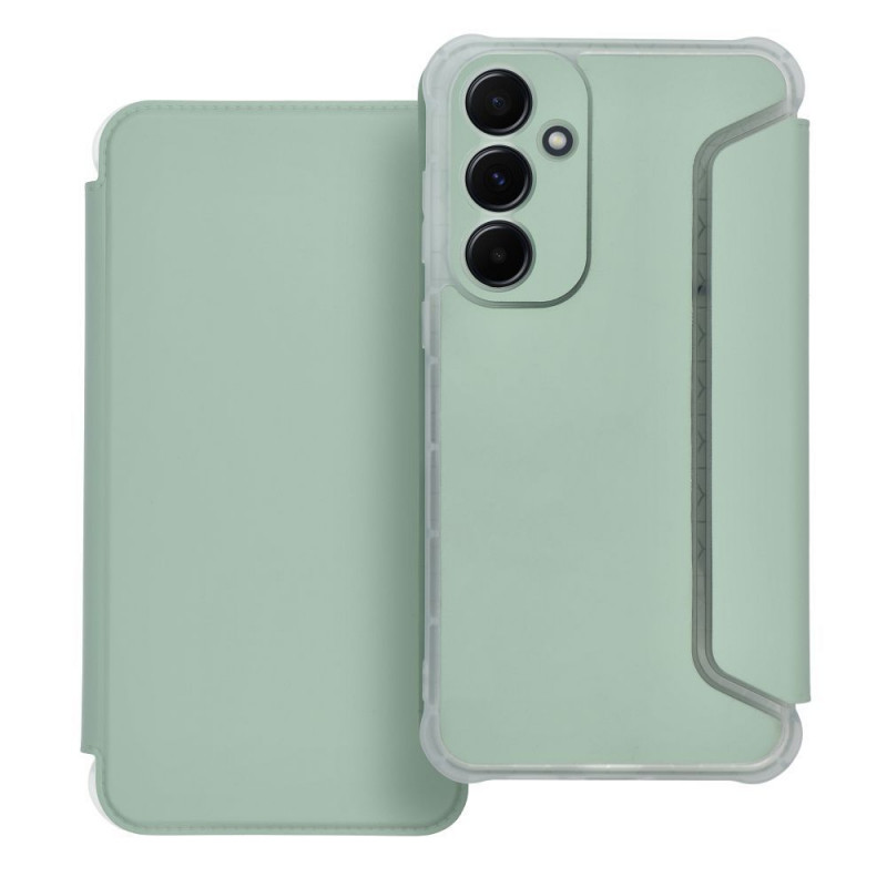 Samsung Galaxy A55 Wallet Cases Piano Book Light green