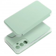 Samsung Galaxy A55 Wallet Cases Piano Book Light green