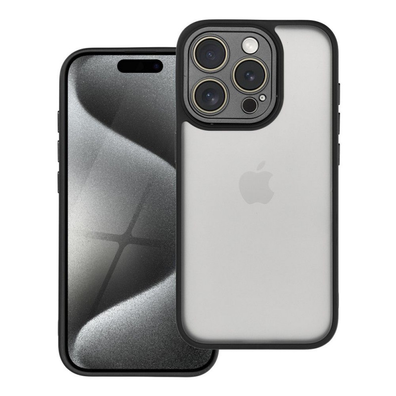 Apple iPhone 15 Pro Case VARIETE Elegant  Black