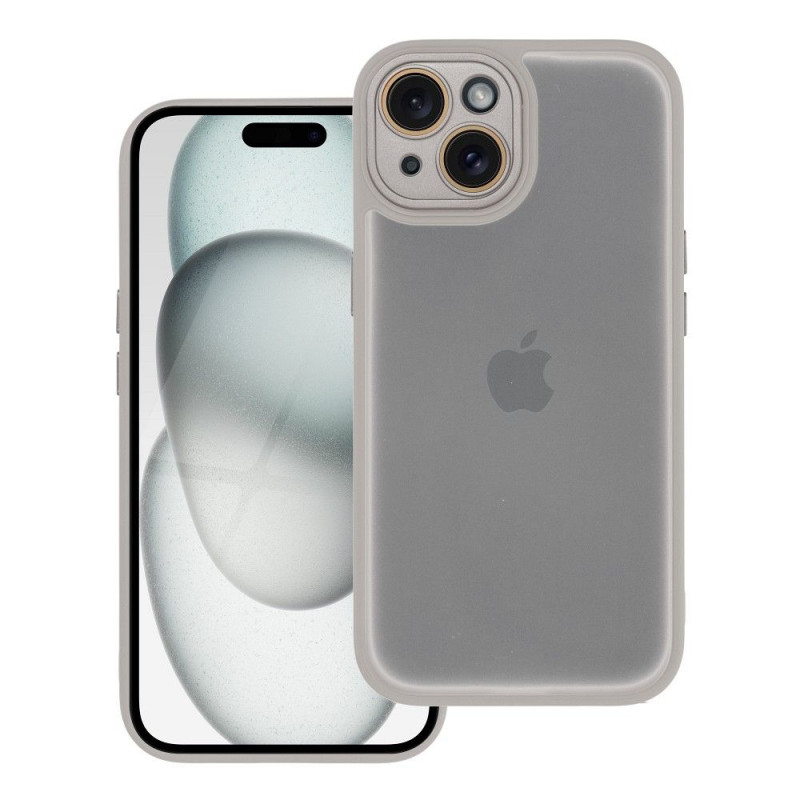 Apple iPhone 15 Case VARIETE Elegant  Steel
