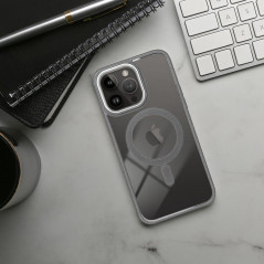 Apple iPhone 15 Pro Case Color Edge Mag MagSAFE  Titanium grey