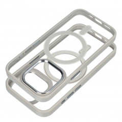 Apple iPhone 15 Pro Case Color Edge Mag MagSAFE  Titanium grey