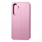 Samsung Galaxy A55 Wallet Cases Dual Pocket book Light pink