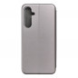 Samsung Galaxy A55 Wallet Cases Book Elegance Elegant  Grey