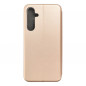 Samsung Galaxy A55 Wallet Cases Book Elegance Elegant  Gold