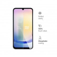 Samsung Galaxy A25 5G Tempered glass Blue Star 9H Transparent