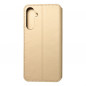 Samsung Galaxy A25 5G Wallet Cases Dual Pocket book Gold