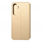 Samsung Galaxy A55 Wallet Cases Dual Pocket book Gold