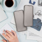 Samsung Galaxy A15 5G Wallet Cases Book Elegance Elegant  Grey