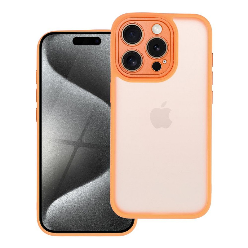 Apple iPhone 15 Pro Case VARIETE Elegant Apricot crush Apple iPhone 15 Pro Case VARIETE Elegant Apricot crush