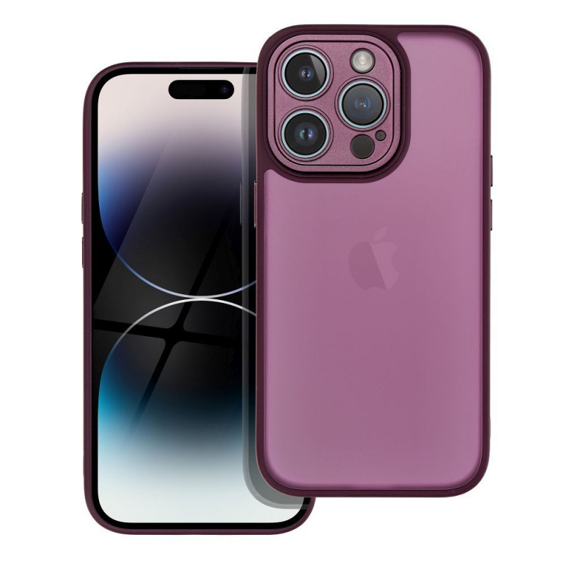 Apple iPhone 14 Pro Case VARIETE Elegant Purple Apple iPhone 14 Pro Case VARIETE Elegant Purple