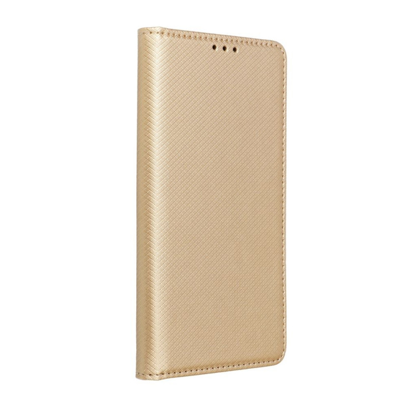 Oppo A58 Wallet Cases Smart Case Book Gold