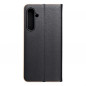Samsung Galaxy S23 FE Wallet Cases LUNA Book Gold Elegant  Black