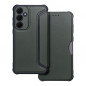 Samsung Galaxy A35 Wallet Cases Razor Book Carbon Fibre, Carbon pattern  Dark green