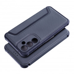 Samsung Galaxy A35 Wallet Cases Razor Book Carbon Fibre, Carbon pattern  Blue