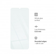 Samsung Galaxy A02s Tempered glass Blue Star 9H Transparent