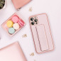 Samsung Galaxy A15 5G Case LEATHER Case Kickstand Pink