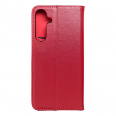 Samsung Galaxy A55 Wallet Cases Leather case SMART PRO Elegant  Claret
