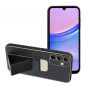 Samsung Galaxy A15 5G Case LEATHER Case Kickstand Black