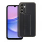 Samsung Galaxy A15 5G Case LEATHER Case Kickstand Black