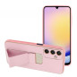 Samsung Galaxy A25 5G Case LEATHER Case Kickstand Pink