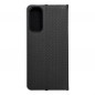 Samsung Galaxy A05s Wallet Cases LUNA Book Carbon Carbon Fibre, Elegant  Black