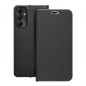 Samsung Galaxy A05s Wallet Cases LUNA Book Carbon Carbon Fibre, Elegant  Black