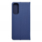Samsung Galaxy A05s Wallet Cases LUNA Book Carbon Carbon Fibre, Elegant  Blue