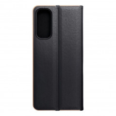 Samsung Galaxy A05s Wallet Cases LUNA Book Gold Elegant  Black