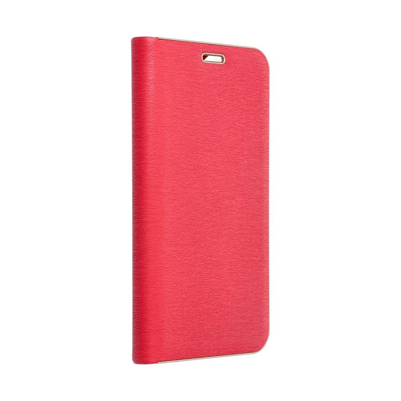 Samsung Galaxy A05s Wallet Cases LUNA Book Gold Elegant  Red