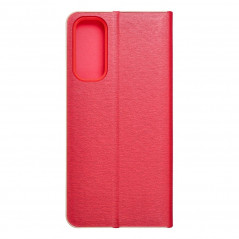 Samsung Galaxy A05s Wallet Cases LUNA Book Gold Elegant  Red