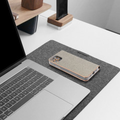 Samsung Galaxy A05s Wallet Cases LUNA Book Gold Elegant  Silver