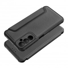 Samsung Galaxy A05s Wallet Cases Razor Book Carbon Fibre, Carbon pattern  Black