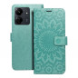 XIAOMI Redmi 13C Wallet Cases MEZZO Book Mandala  Green