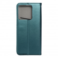 XIAOMI Redmi Note 13 5G Wallet Cases Smart Magneto book Dark green