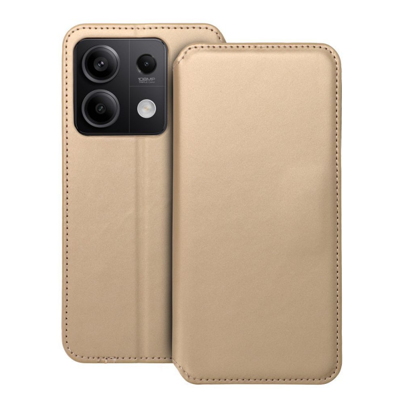 XIAOMI Redmi Note 13 5G Wallet Cases Dual Pocket book Gold