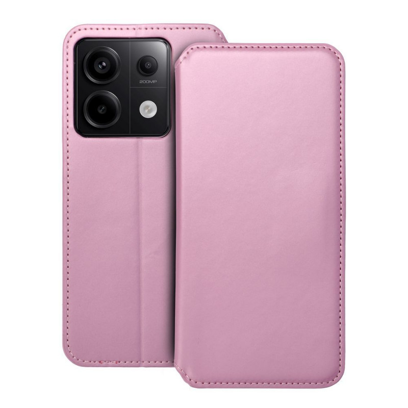 XIAOMI Redmi Note 13 Pro 5G Wallet Cases Dual Pocket book Light pink