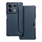 XIAOMI Redmi Note 13 5G Wallet Cases Razor Book Carbon Fibre, Carbon pattern  Blue