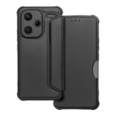 XIAOMI Redmi Note 13 Pro Plus 5G Wallet Cases Razor Book Carbon Fibre, Carbon pattern  Black