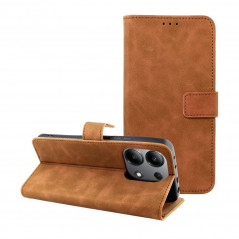 XIAOMI Redmi Note 13 4G Wallet Cases TENDER Book Brown